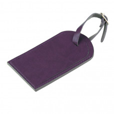 Багажная бирка  "Tinted", 6,5*11,5 см, PU, фиолетовый с серым