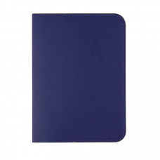 Обложка для паспорта  "Impression", 10*13,5 см, PU, синий с серым