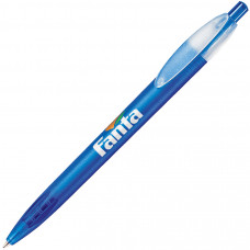 X-1 FROST, ручка шариковая, фростированный синий, пластик