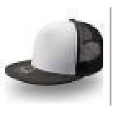 Бейсболка "SNAP 90S", 5 клиньев, пластиковая застежка, черный, белый,100 %полиэстер,80 г/м2