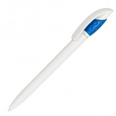 Ручка шариковая GOLF GREEN, белый/синий классик, пластик