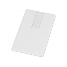 Флеш-карта USB 2.0 на 8 Gb в форме кредитной карты, белая
