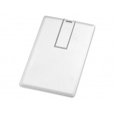 Флеш-карта USB 2.0 на 8 Gb в форме кредитной карты, серебристая