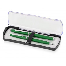 Набор Celebrity «Экзюпери»: ручка шариковая, ручка роллер в футляре зеленый