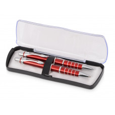Набор Celebrity «Райт»: ручка шариковая, карандаш в футляре красный